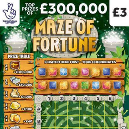 Maze of Fortune Scratchcard