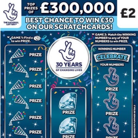 £300,000 Birthday Scratchcard